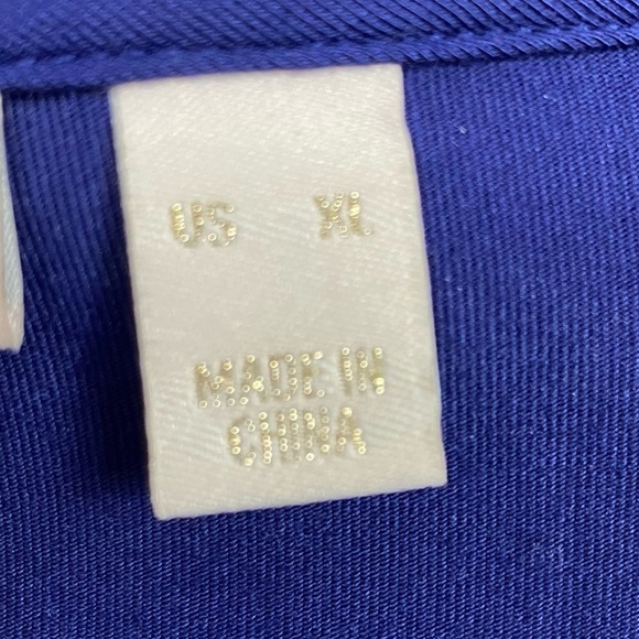 Logo Lavish by Lor Goldstein midnight blue and contrasting lace tunic - Picture 3 of 4